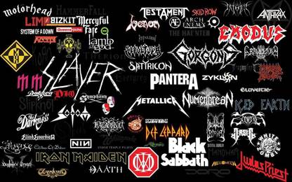 Music Heavy Metal Collage Band Bands POSTER PRINT ON 13X19 INCHES 3D Poster