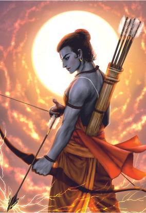 Shri Ram Ayodhya Return Poster Paper Print