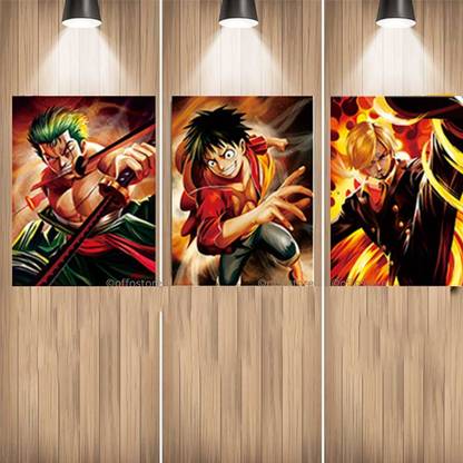 One Piece Anime 3D Poster - D|Perfect for decorating bedrooms, living rooms 3D Poster