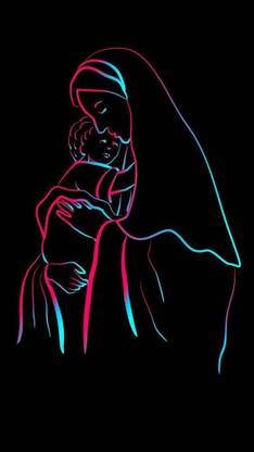 MOM ILLUSTRATION POSTER Paper Print