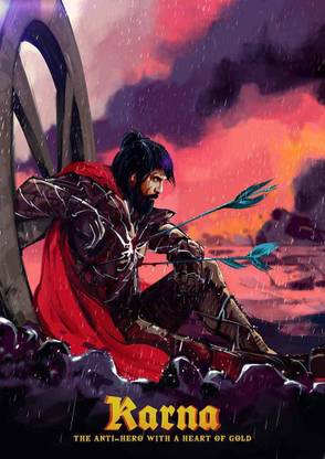 Vikram As Karna Kollywood Mahabharata Poster Photographic Paper