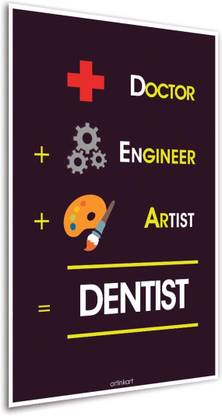 Poster for Room and Office-Posters for Dental Clinic Hospital-Dentist Paper Print