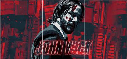 John Wick Wall Poster A4 size Fine Art Print
