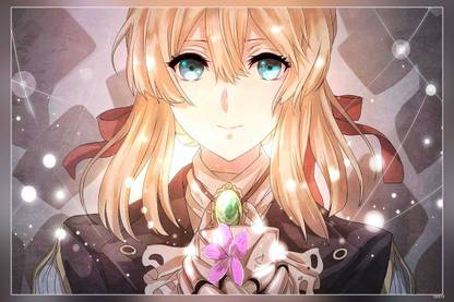 Anime Violet Evergarden Violet Evergarden Character Matte Finish Poster Paper Print