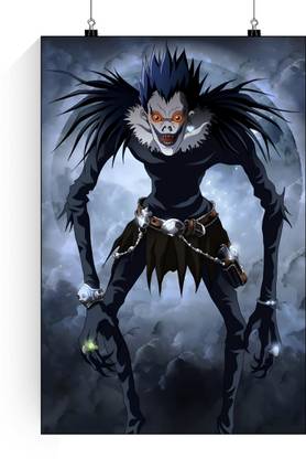 Death Note Ryuk Poster | Ryuk Death Note Poster | Light Yagami Ryuk Anime Posters | Death Note Ryuk Wall Poster Paper Print