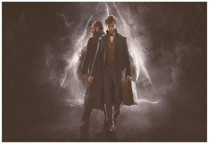 Fantastic Beast and Where to Find Them Newt and Dumbledore Wall Poster A4 Size Photographic Paper