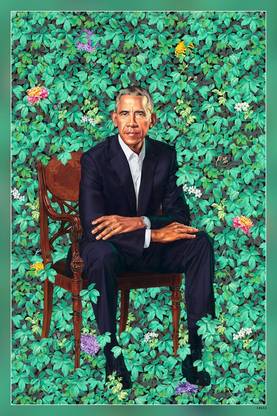 Barack Obama Matte Finish Poster P-14612 Paper Print
