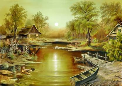 Nature paintings fred swan HD Wallpaper on Art Paper Fine Art Print