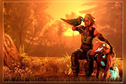 Skye Fan Art Valorant Video Game Matte Finish Poster Paper Print