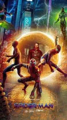 SPIDERMAN - NO WAY HOME TRENDING POSTER - 12X18 Paper Print