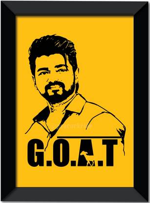 Thalapathy Vijay I GOAT I TVK I Wall Frame A4 Fine Art Print