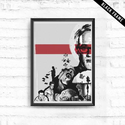 David Fincher Tribute Poster Black Frame Photographic Paper