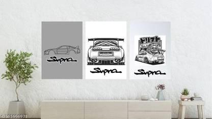 Set of 3 Aesthetic Jdm Supra Wallpaper Printed on 180 Gsm Paper Photographic Paper