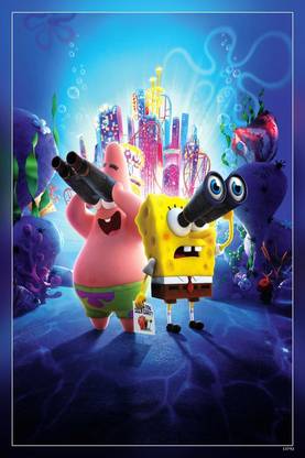 Spongebob Squarepants Patrick Star Movie The Spongebob Movie Sponge On The Run Matte Finish Poster Paper Print