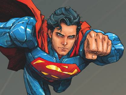 Poster Superman sl-7522 (Large Print, 36x24, Banner Media, Multicolor) Fine Art Print