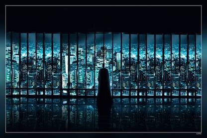 Batman The Dark Knight Gotham City Movie Matte Finish Poster Paper Print