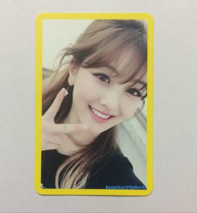 TWICE Knock Knock Ver A Official Photocard 1 PC Jihyo / Ji Hyo Paper Print