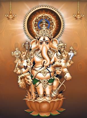 Kalla Drishti Vinayak (kan Ganesha) Paper Print
