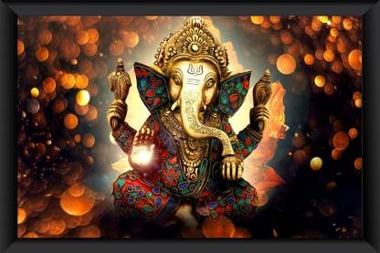 BEAUTIFUL LORD GANESH JI PHOTO FRAME Photographic Paper
