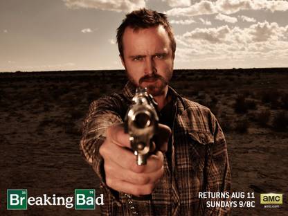 Poster Tv Show Breaking Bad Jesse Pinkman Aaron Paul sl-13884 (LARGE Poster, 36x24 Inches, Banner Media, Multicolor) Fine Art Print