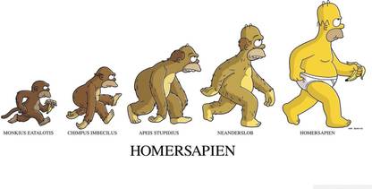 Poster Tv Show The Simpsons Homer Simpson Marge Simpson Lisa Simpson Bart Simpson Maggie Simpson sl-7728 (Large Print, 36x24, Banner Media, Multicolor) Fine Art Print