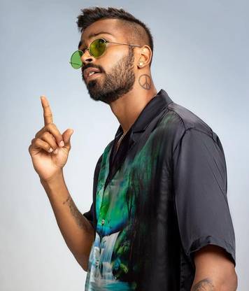 Hardik pandya poster Multicolor Photo Paper Print Poster Photographic Paper