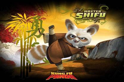 Kung Fu Panda Dustin Hoffman Shifu Print Poster on 13x19 Inches Paper Print