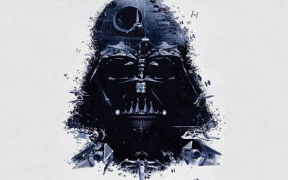 Movie Star Wars Darth Vader Death Star HD Wall Poster Print Poster on 13x19 Inches Paper Print
