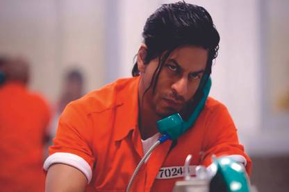 Signature Style: Shahrukh Khan in Poster on 300gsm Best Quality Paper with Gloss Lamination (Unframed) With 3M Original Double Side Tape for Easily Stick Photographic Paper