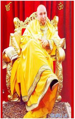 Guru Ji Poster with Gloss Lamination M-1 Paper Print