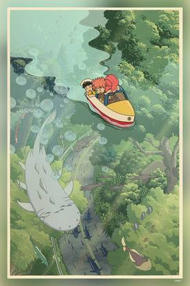 Ponyo Anime Movie Hd Matte Finish Poster Paper Print