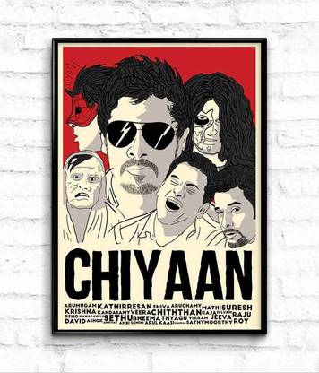 Chiyaan Vikram Tribute Poster Photographic Paper