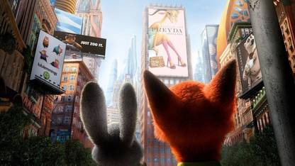 Movie Zootopia Judy Hopps Nick Wilde (2) ON FINE ART PAPER HD QUALITY WALLPAPER POSTER Fine Art Print