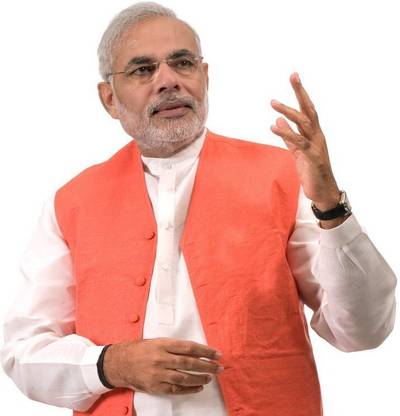Narendra Modi HD Wallpaper on Art Paper Fine Art Print