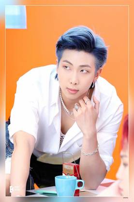 Rm Namjoon Bts Kim Namjoon Permission To Dance Butter Rap Monster Kpop Ed Sheeran Matte Finish Poster Paper Print