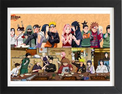 Naruto Shippuden | Naruto Anime Framed posters | Anime Landscape Frames Paper Print