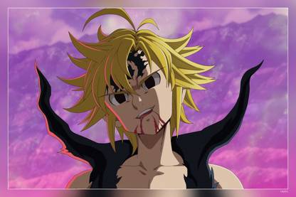 Anime The Seven Deadly Meliodas The Seven Deadly Matte Finish Poster Paper Print