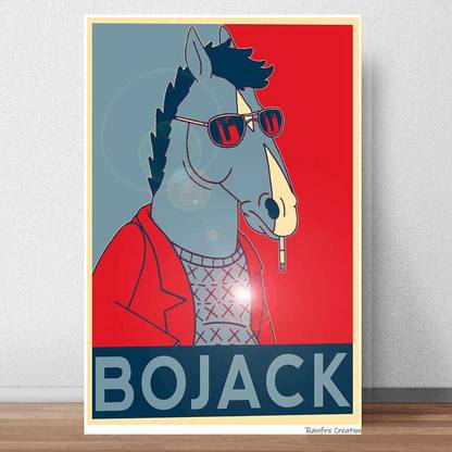 Bojack Horseman Poster for Home Office and Student Room Wall Decor | 12x18 Multcolor RFCP-261 Paper Print