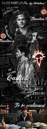 Supernatural Tv Series Matte Finish Poster Paper Print