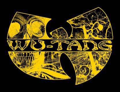 Poster Wu Tang Logo sl-15279 (LARGE Poster, 36x24 Inches, Banner Media, Multicolor) Fine Art Print