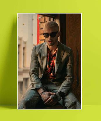 Zayn Malik Poster for Home Office and Student Room Wall Decor | 12x18 Multcolor ZMP-6 Paper Print