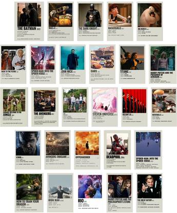 Movie poster card for wall decor Photographic Paper