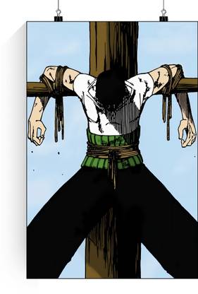 Zoro Poster | One Piece Roronoa Zoro Poster | One Piece Pirate Hunter Roronoa Zoro Poster | Wall Poster Roronoa Zoro One Piece Paper Print