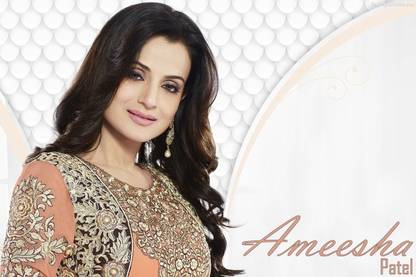 Ameesha Patel Poster Multicolor Photo Paper Print Poster Photographic Paper