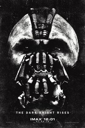 Poster Dark Knight Bane sla387 (Wall Poster, 13x19 Inches, Matte Paper, Multicolor) Fine Art Print