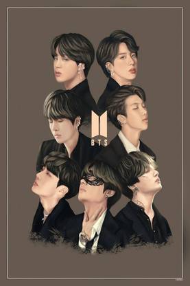 Bts Army Black Swan Matte Finish Poster P-14546 Paper Print