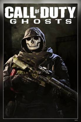 Call Of Duty Cod Game Ghost Matte Finish Poster Paper Print