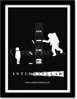 Interstellar Movie Framed Poster for home and wall decor Paper Print