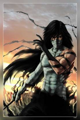 Bleach Kurosaki Ichigo Final Getsuga Tenshou Mugetsu Matte Finish Poster Paper Print