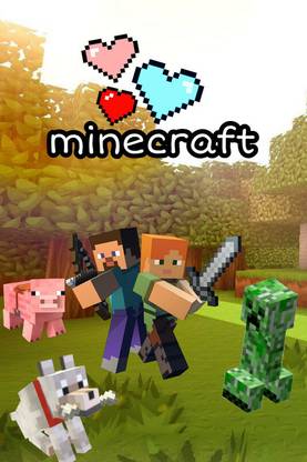 Minecraft Hd Matte Finish Poster Paper Print